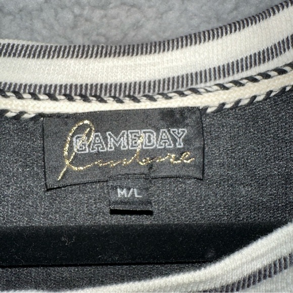 Gameday Couture Georgia Bulldogs Grey Women's Medium Large Oversized Hi-Low Top - Picture 2 of 11